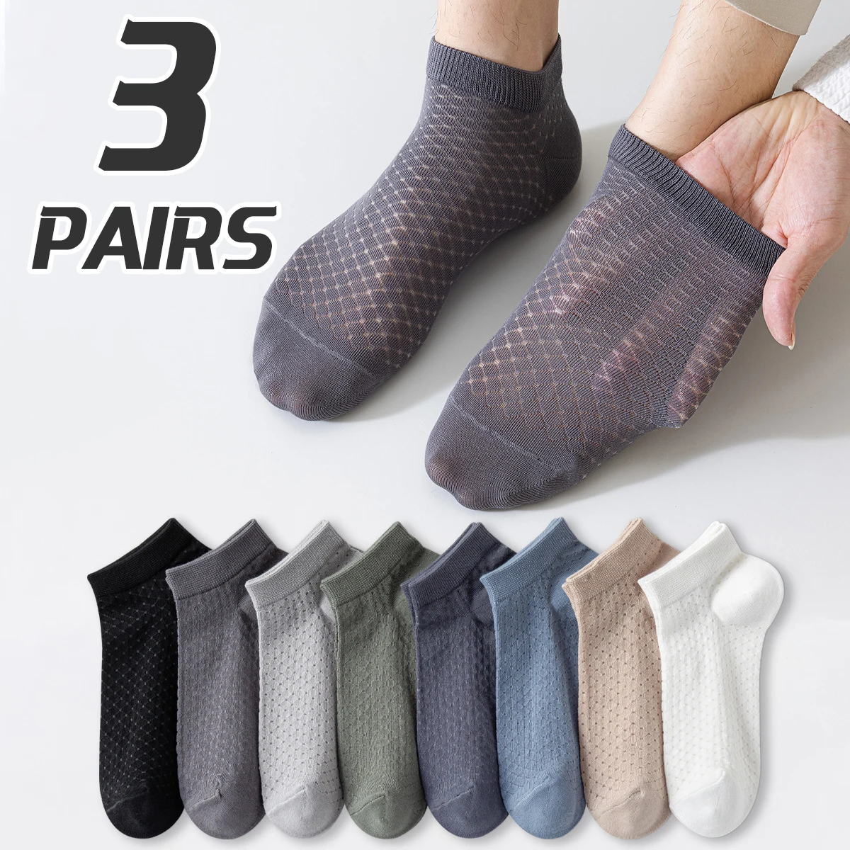 3 Pairs Of Men's Su… - image