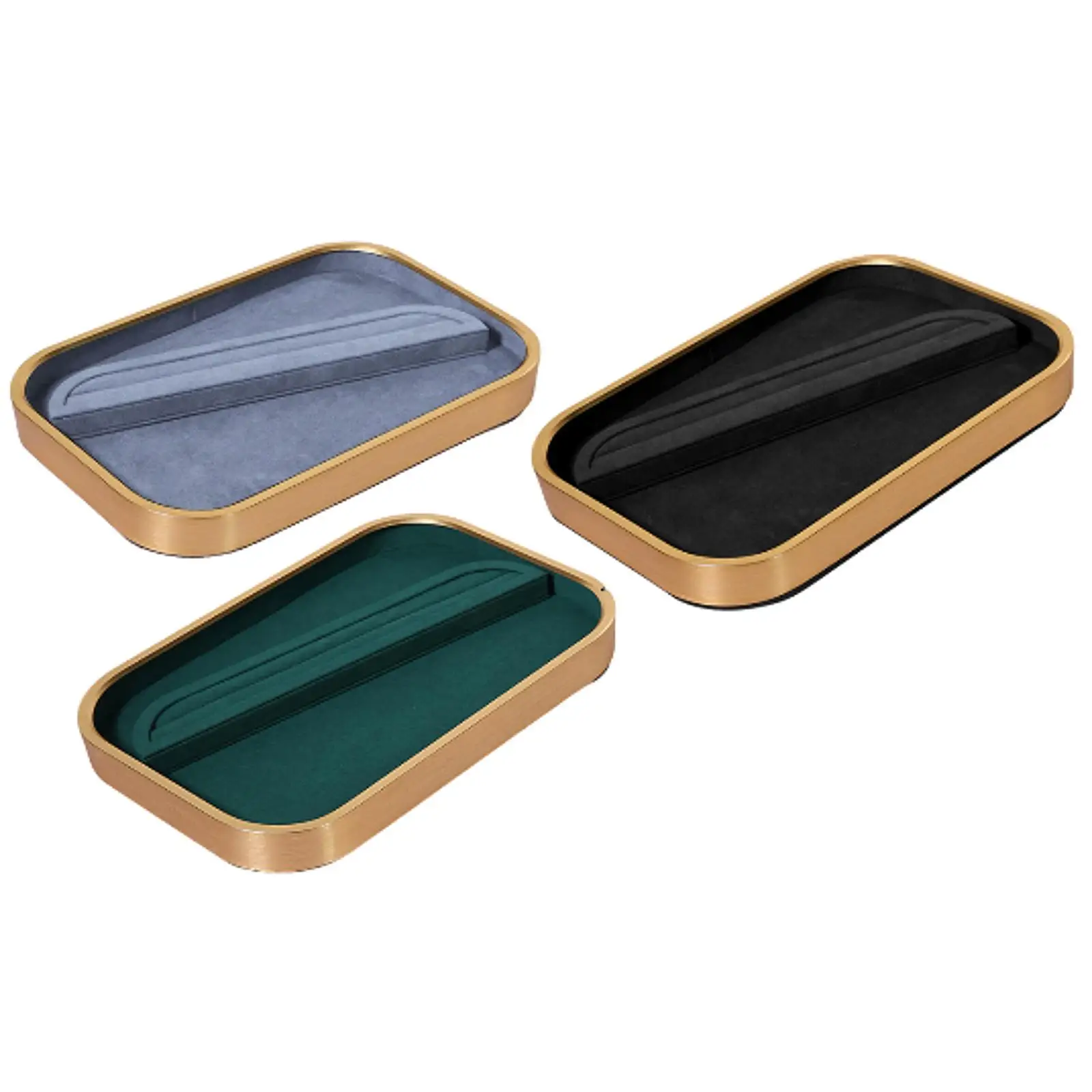 

Jewelry Organizer Tray Jewelry Storage Display for Dresser Counter Shop