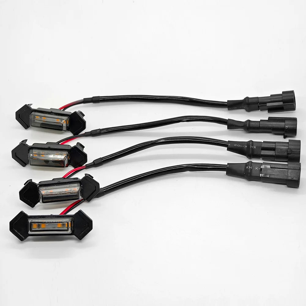 Kfz-Kühlergrilllicht, kleines gelbes Licht, Geländewagen, Pickup, SUV, universeller Warnblitz, LED-Dekorlicht