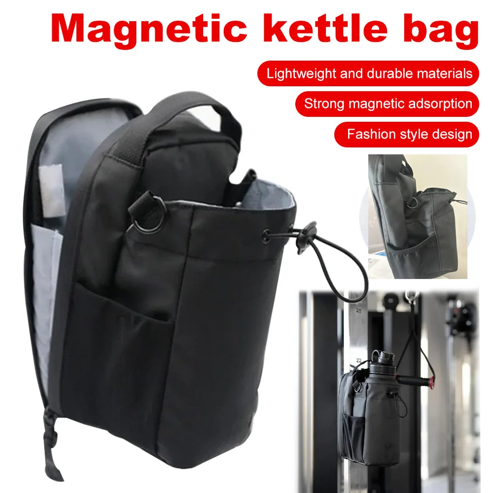 Magnetic Water Bottle Bag - Gym-Specific Water Cup Holder with Strong Magnet for Outdoor Sports and Activities image 2
