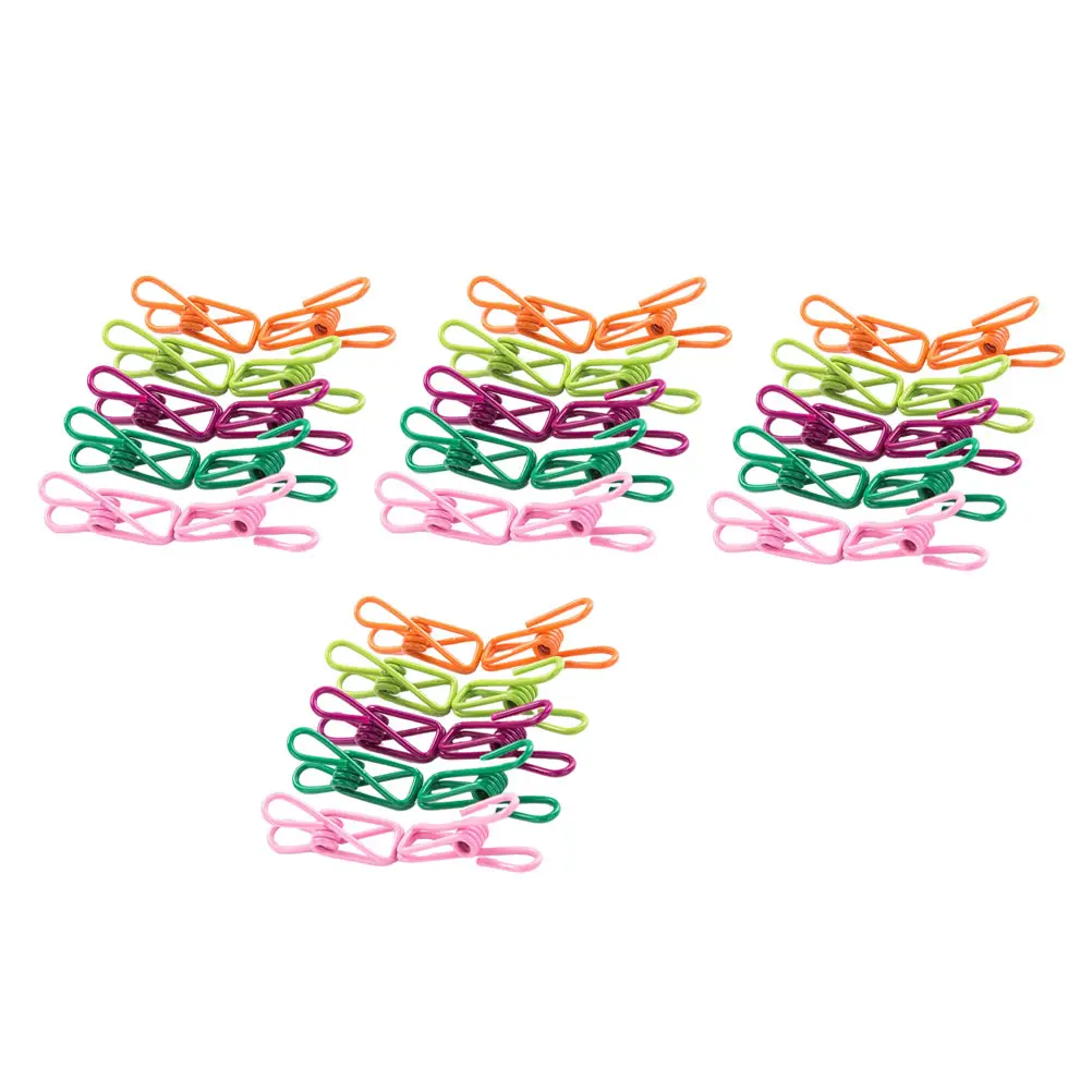 50 قطعة مقاطع الصورة الثابتة الملابس الصغيرة كليب يندبروف عدم الانزلاق ل منشفة جورب وشاح تجفيف حساسة المشبك الملابس المنزلية