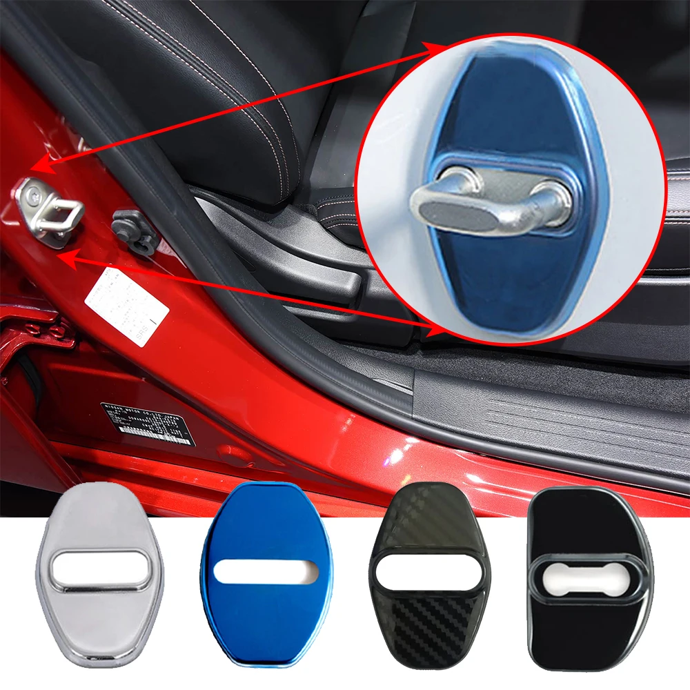 Car Door Lock Cover Anti-Rust Protection Case for Alpine A110 GT4 A290 GTS A390 A110S A110R Auto Exterior Styling Accessories