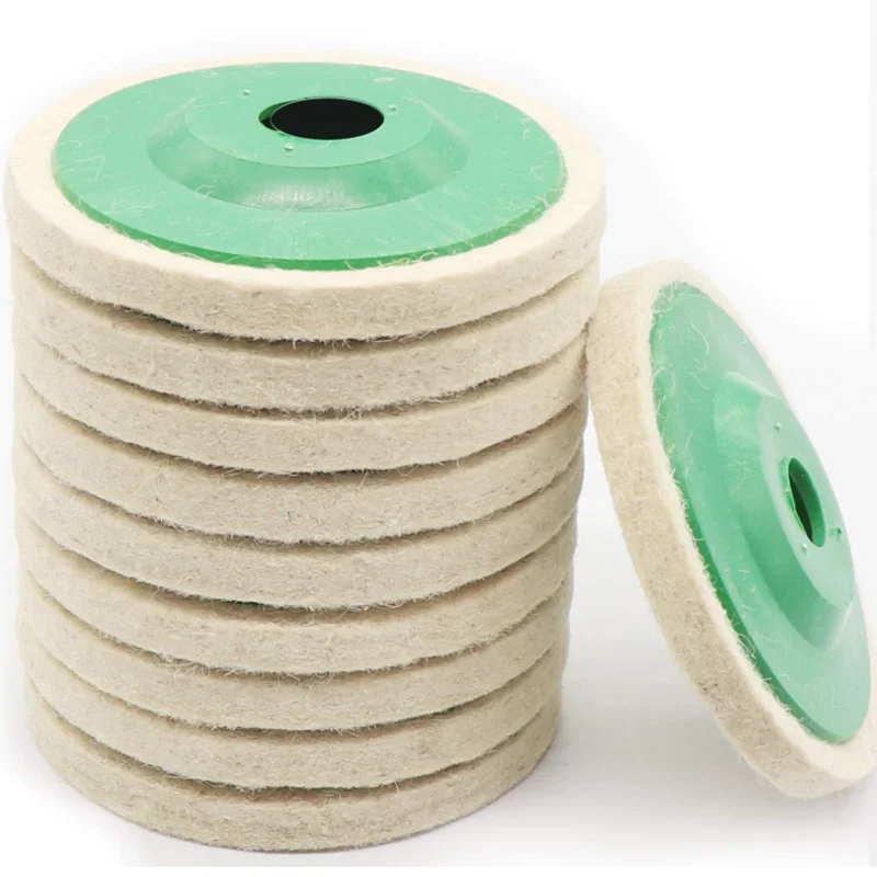 

Полировальные круги и диски 100*16 мм, зеленые шлифовальные круги, аксессуары для угловых шлифовальных машин, войлочные полировальные диски