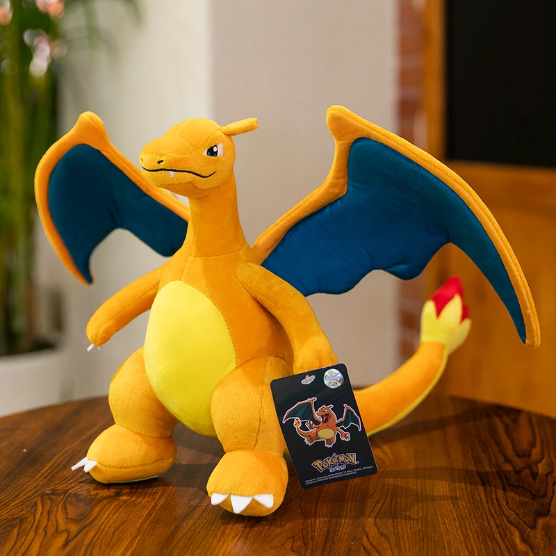 

Мягкие игрушки Pokemon Kawaii Charizard, мультяшные и милые плюшевые куклы Firedragon, подушка, подарок на день рождения для детей, друзей, мальчиков