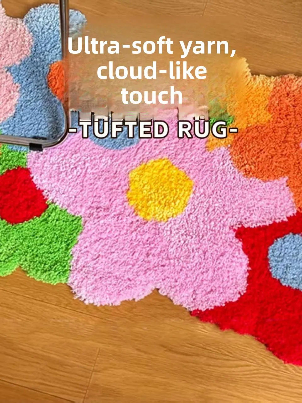 Thickened Shaggy Moss Carpet Unique Shape Bedroom Living Room Sofa Decorative Pad Absorb Sound And Moisture Non-Slip Rug