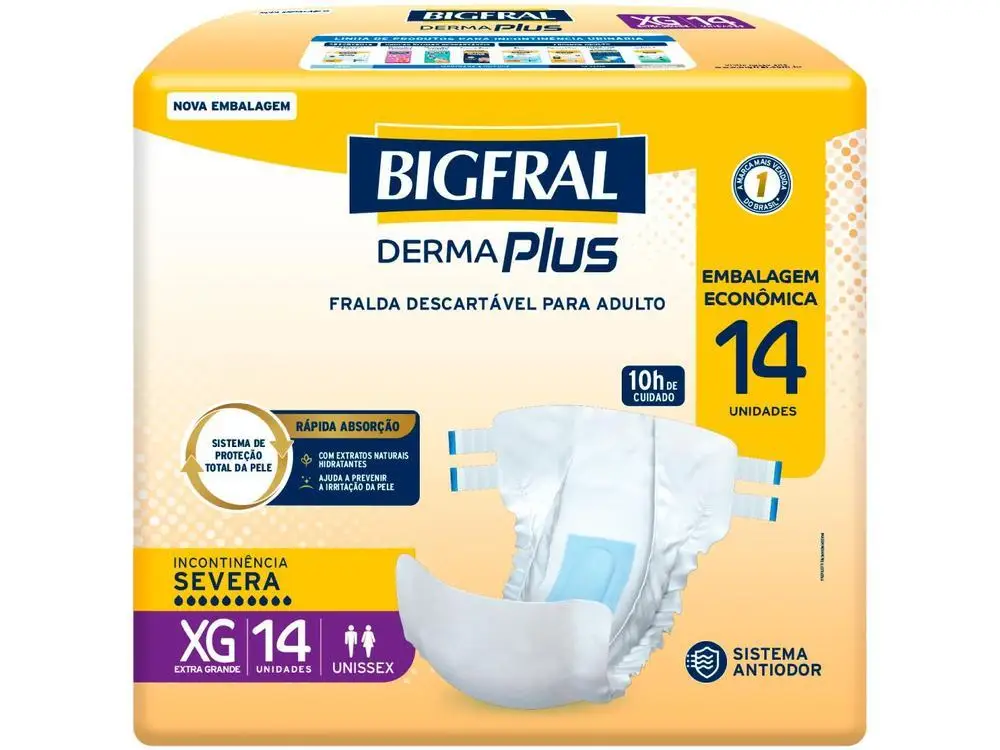 bigfral-dermaプラス経済的な老人おむつ
