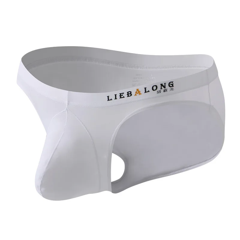 Slip intimo da uomo sexy Ultra-sottile elastico confortevole Gay Vita bassa U Custodia convessa Mutande Morbido bikini ad asciugatura rapida e sensazione di freschezza