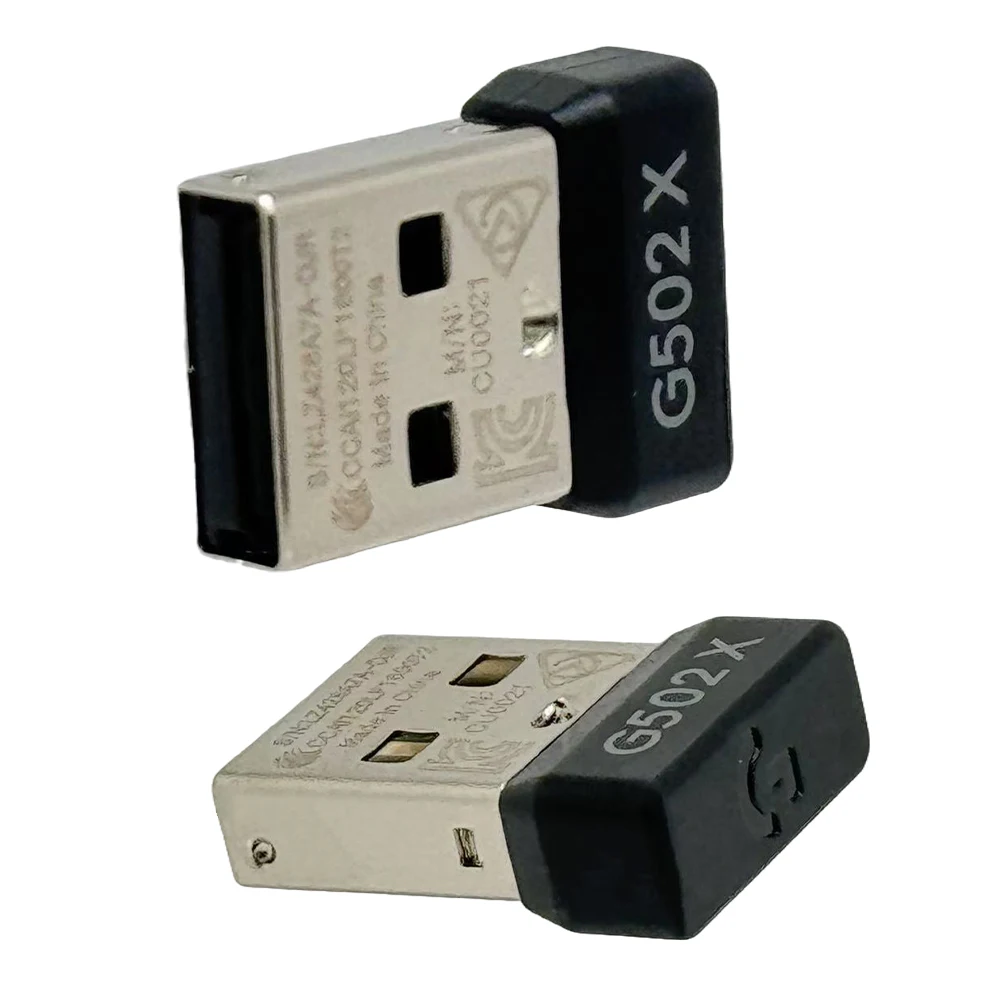 Adaptor Penerima Mouse USB Penerima USB Portabel Dongle Plug Adaptor Mouse USB untuk Mouse Gaming Nirkabel Logitech G502X