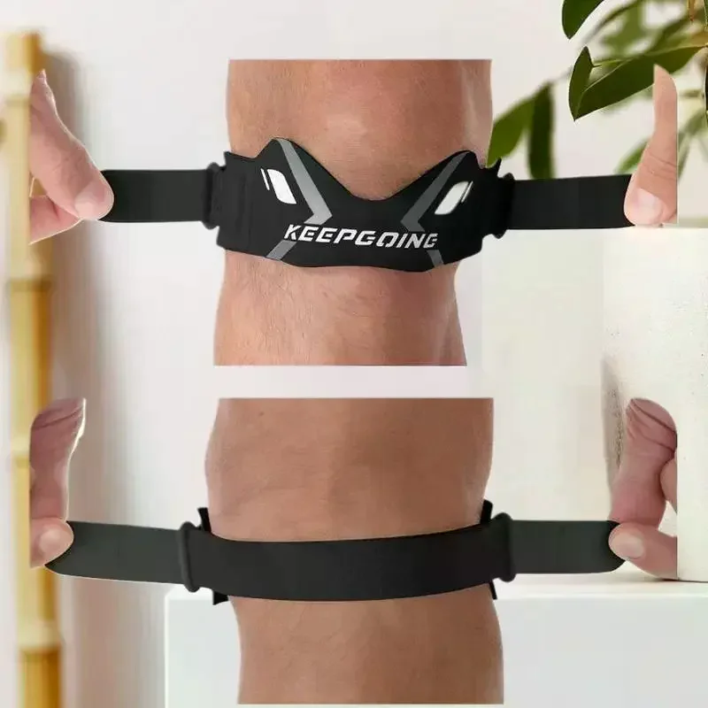 Adjustable Patellar Tendon Support Strap, Knee Stabilizer for Volleyball and Basketball