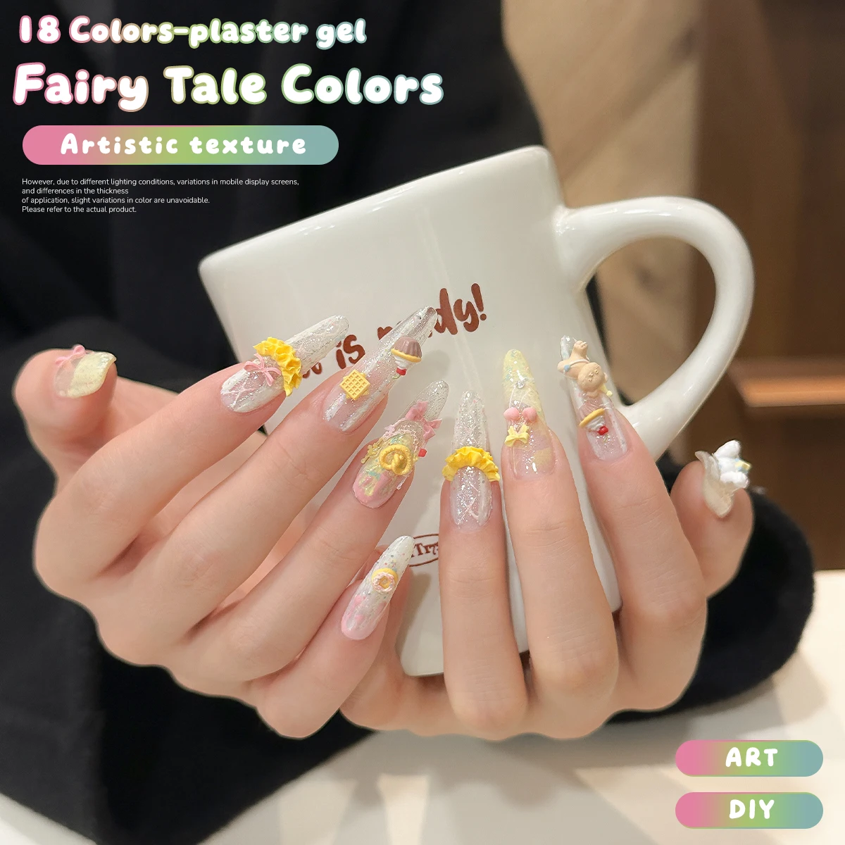 18-teiliges MORDDA Künstlerisches Gipsgel Mondlicht Nagelgel-Set, Salonqualität DIY Nagelkunst-Kit, Einweich-Nagelgel Professionelle Maniküre – Detail 6