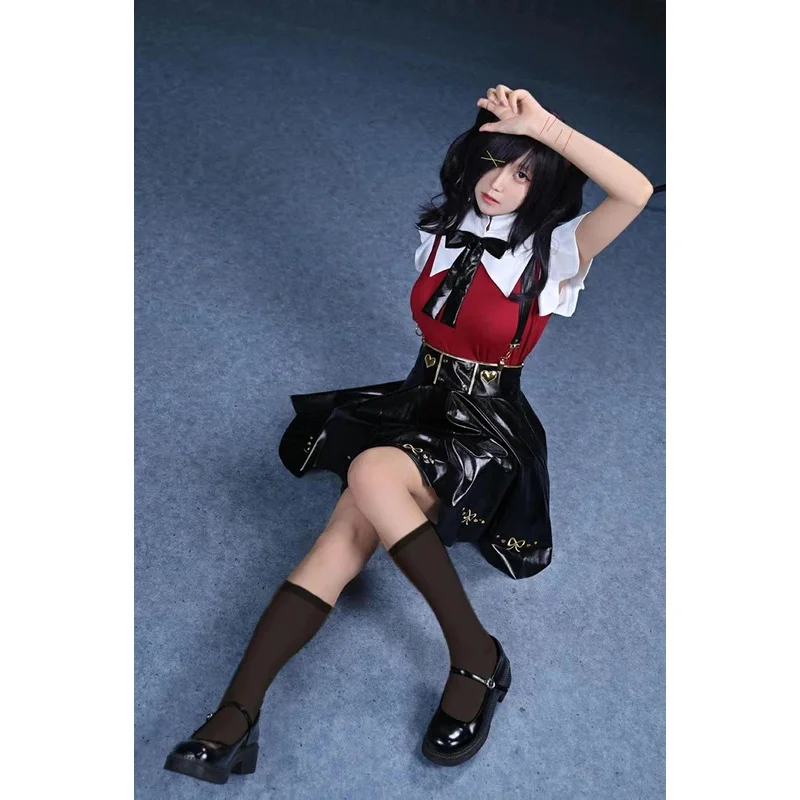 أنيمي المحتاجة فتاة جرعة زائدة الملاك- تأثيري حلي لعبة الهاوية كانجيل أمي تشان فستان حفلة كرنفال تنورة جلدية Jk;3,c'5.b;8' #5