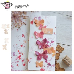 Piggy Craft metal cutting dies cut die mold Butterfly decoration Scrapbook paper craft knife mold blade punch stencils dies