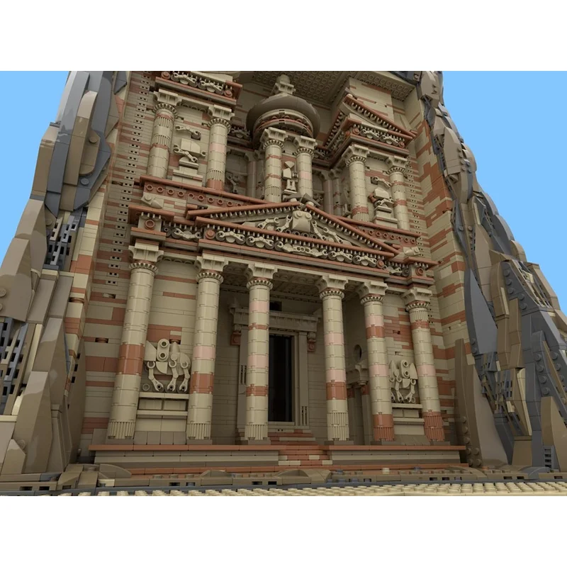 Petra Treasure House Modular MOC Creative Street View ชุดอาคารบล็อกอาคาร DIY การศึกษาชุดประกอบของขวัญ