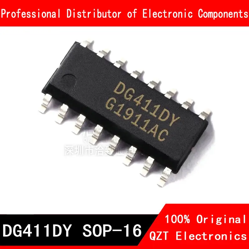 Lote de 10 unidades de DG411DY-T1-E3, nuevo producto original en Stock, SOP16, DG411DY, DG412CY, DG413DYZ, DG441LDY, LEDY FDY + T, HSDY, DYZ SOP-16