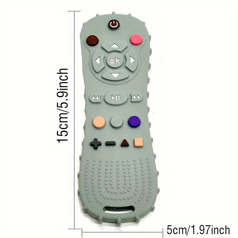 Silicone Baby Remote Control Teether Food Grade Teether Toy Remote Control Gift Best Choice for Men and Women