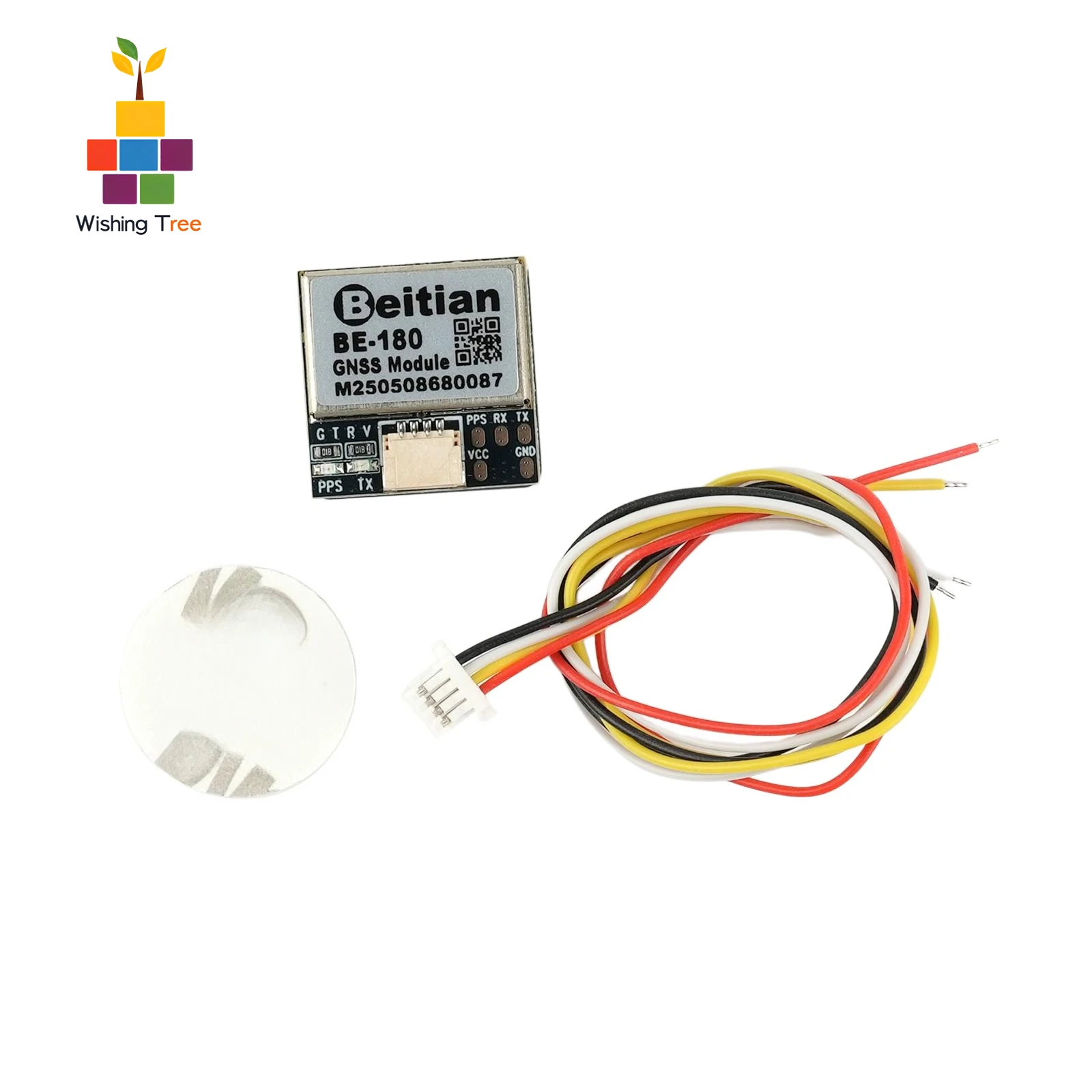 BE-180 High Precision GPS Module with M10 Chip, Multi-GNSS Support for Vehicle/Drones, 1.5m Accuracy