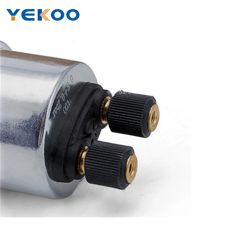 High quality VDO Oil Pressure Sensor 0 to 10 Bars 1/8NPT 10mm Diesel Generator Parts Stainless Crew Plug Alarm Pressure sensor