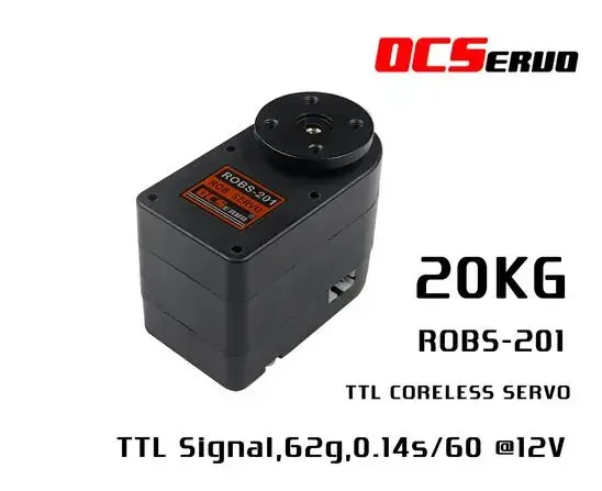 25kg.cm torque 62g uart ônibus robô servo ROBS-251 para robô diy servo desenvolvido e produzido interface de ônibus: ttl