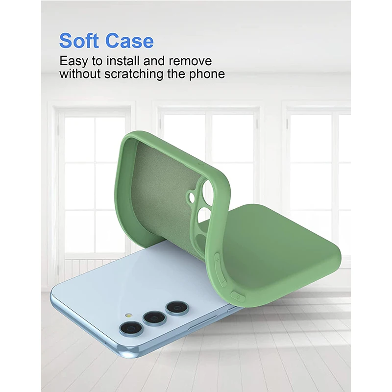 For Samsung Galaxy S25 Ultra Case Liquid Silicone Plain Rubber Funda Protector Case S25 Plus Ultra Cover Samsung S25 Ultra Case