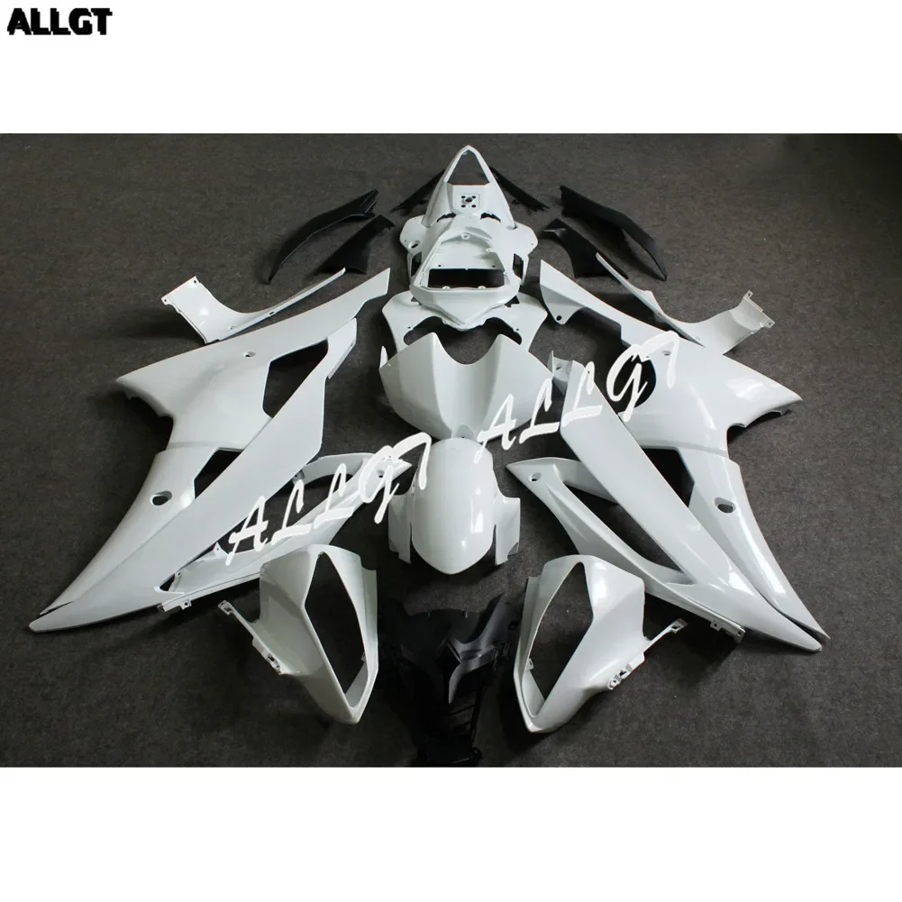 Molded ABS Drilled Unpainted Fairing Kit BodyWork for YAMAHA YZF R6 2008 2009 2010 2011 2012 2013