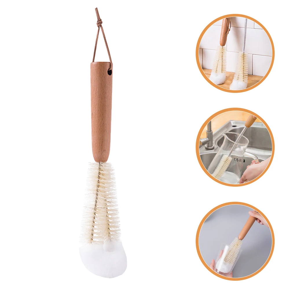 

1pcs Water Bottle Dish Scrub For Cups Coffee Mugs Pots Mug Brush Baby Bottle Cleaner Cup Brush Cleaner Kitchen Cleaning Tool