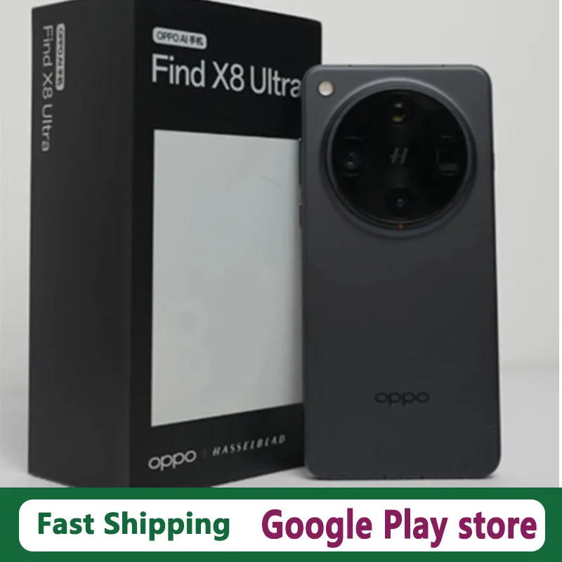 متوفر في المخزون هاتف oppo Find X8 Ultra الذكي مقاس 6.82 بوصة AMOLED Snapdragon 8 Elite IP69 مقاوم للماء بقدرة 6100 مللي أمبير في الساعة 100 وات وشحن 50.0 ميجابكسل