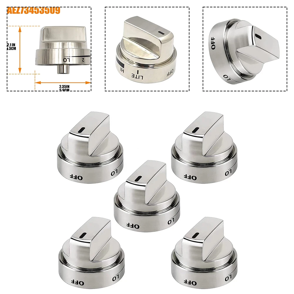 

1/5pcs Stove Knob Oven Knob Assembly Stove Burner Control Knob AEZ73453509 Stove Knob Replacement Parts Control Switches