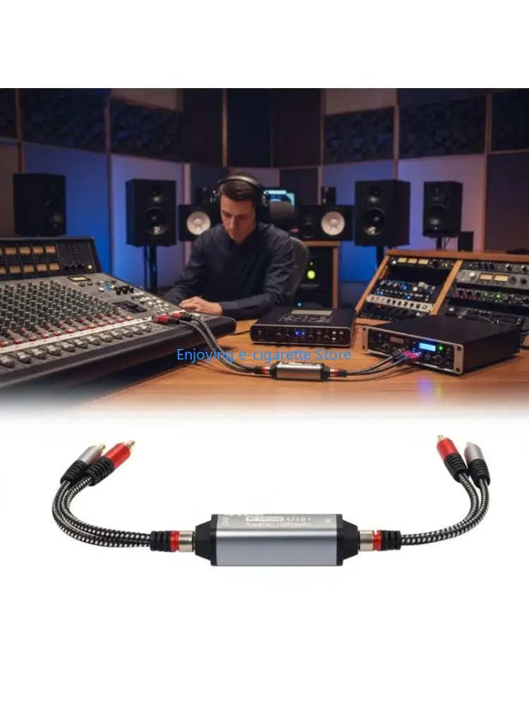 Durability Metal Ground Looping Eliminators Ground Looping Noise Isolator for Music Y4QF