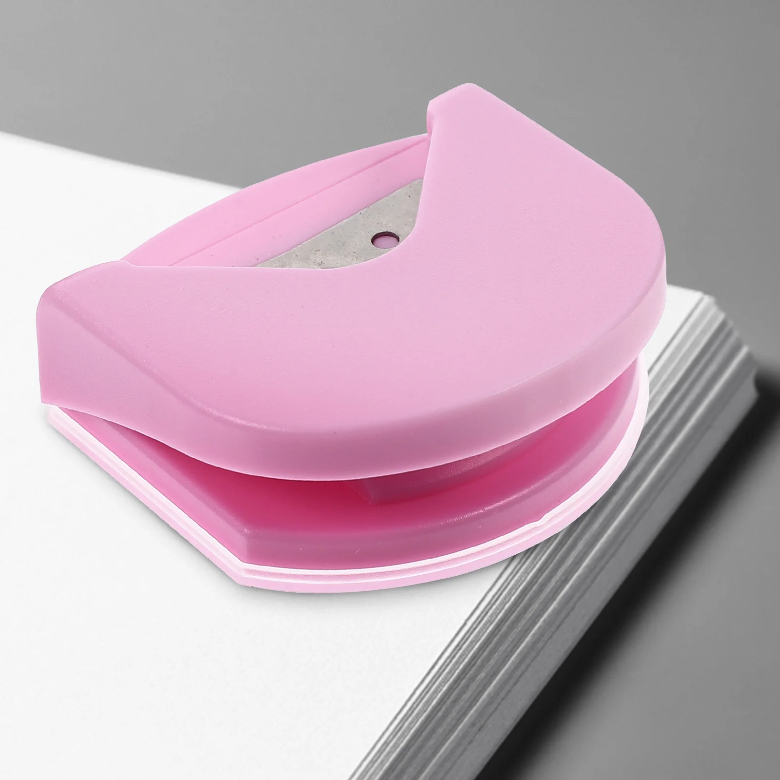 2Pcs Round Corner Punch Paper Corner Trimmer for Crafts Clean Cut Edge Easy Carry Lightweight Design for DIY Photo Album