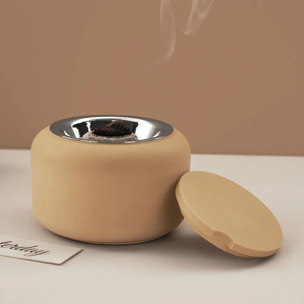 2pcs/Set Stripe Incense Burner Box Silicone Mold DIY Concrete Cement Candle Cup Making Mould Plaster Resin Storage Jar Molds