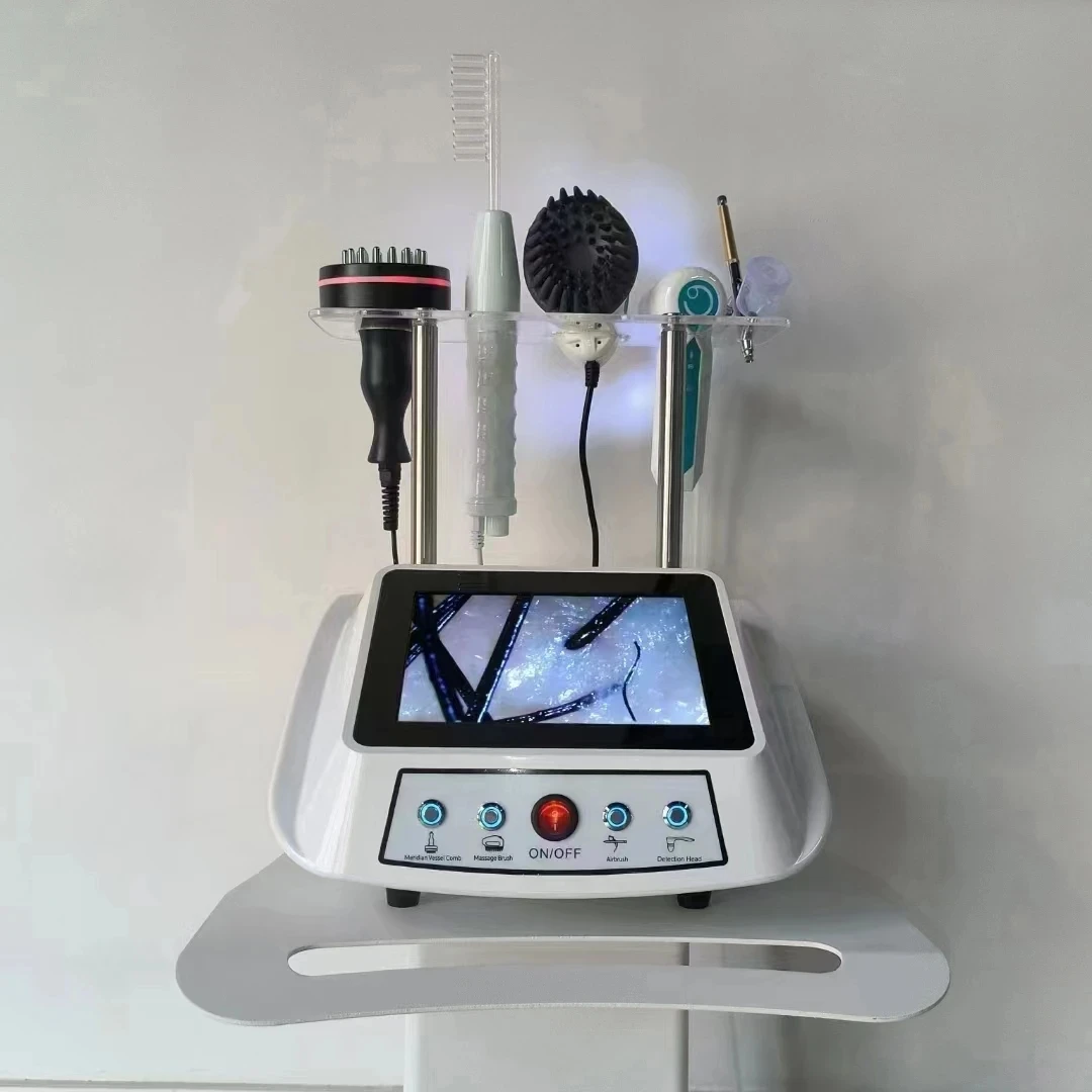 Dispositif de soins du cuir chevelu multifonctionnel, nanomètre, vaporisateur, machine de thérapie des cheveux, pulvérisateur pour salon de coiffure, appareil de soin de la peau de la tête