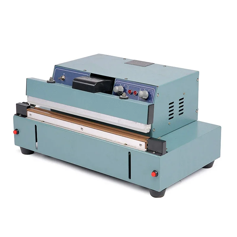 FKR-450 Semi-automatic Foot Pedal Aluminum Thin Plastic Bag Sealing Machine Desktop Sealing Machine