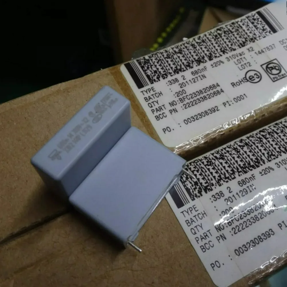 5pcs/lot MKP338 0.68uf 310vAC 680nf u68 684 M Brand New 22.5mm Film Capacitor BFC233820684