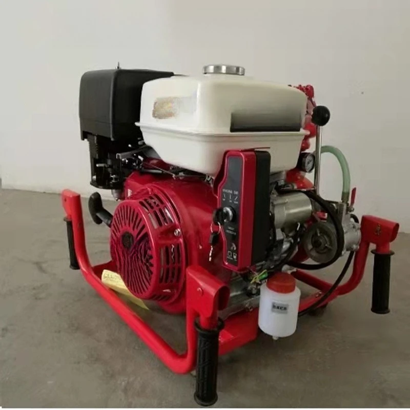 

Mobile BJ-13A2 four-stroke motor pump 13 horsepower hand-pulled start pumping fire rescue