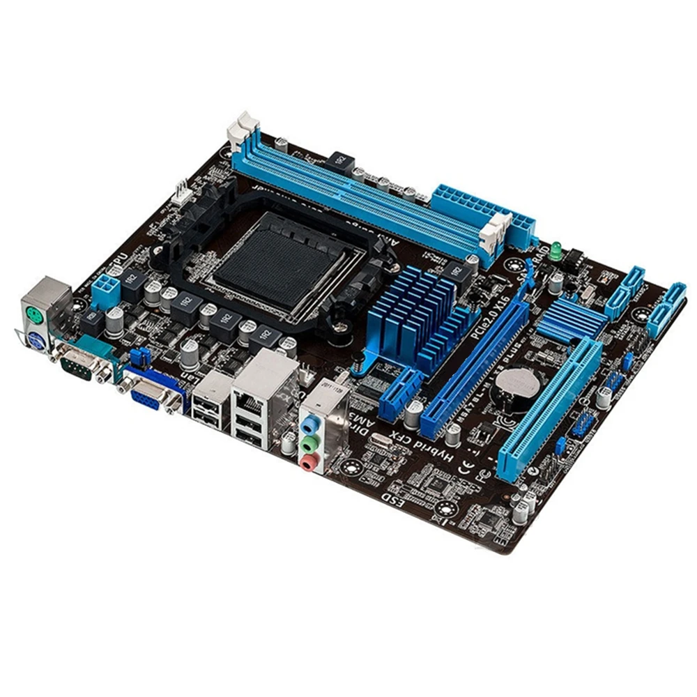 Imagem -02 - Placa-mãe Desktop Usada para M5a78l-m Lx3 Plus Soquete Am3 Mais Ddr3 16g Micro Atx Uefi Bios 760g 780l