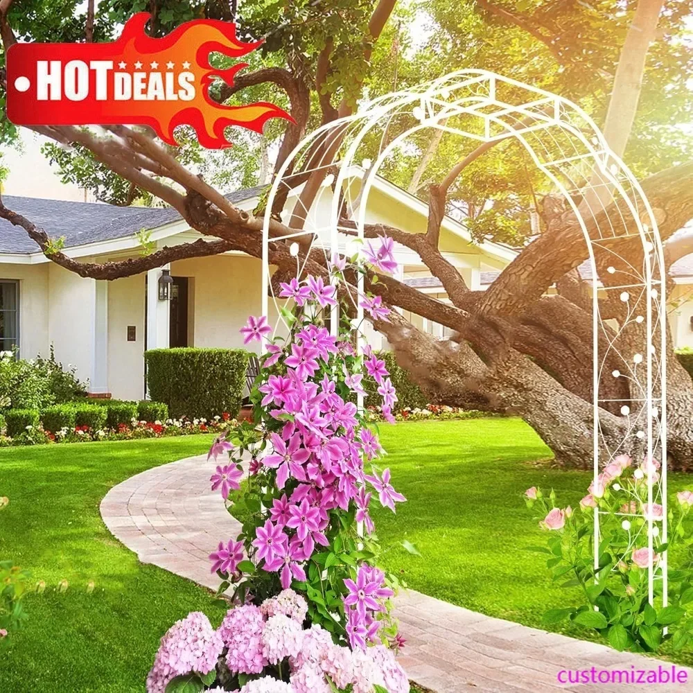 

Горячая новинка: Сверхширокая металлическая садовая арка 1,87 м (Ш) x 2,49 м (В) – уличная пергола-шпалера для вьющихся растений, роз, виноградных лоз, а также для свадеб и мероприятий