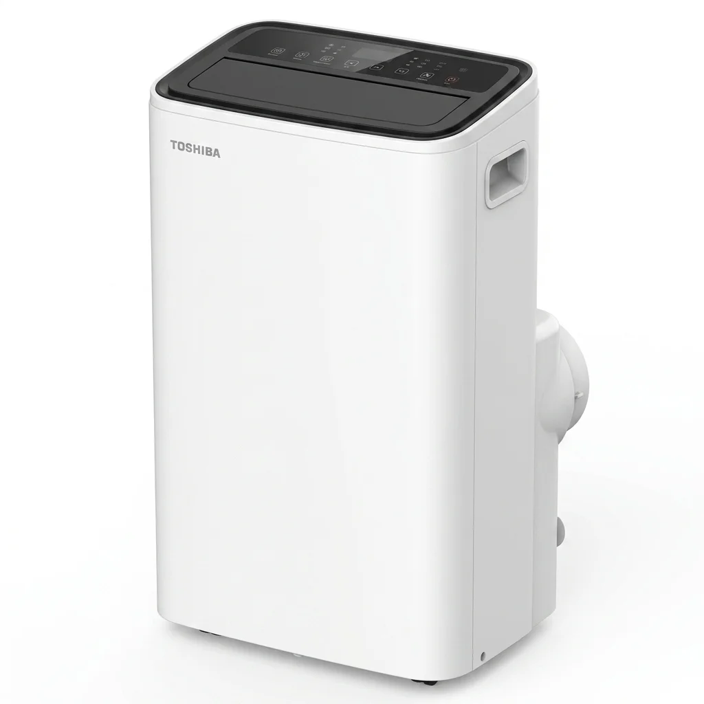 Midea Toshiba 3-in-1 Portable Air Conditioner 8000 BTU Mobile AC Unit Dehumidifier Fan Remote Room Cooler for Home Office 350 sq ft