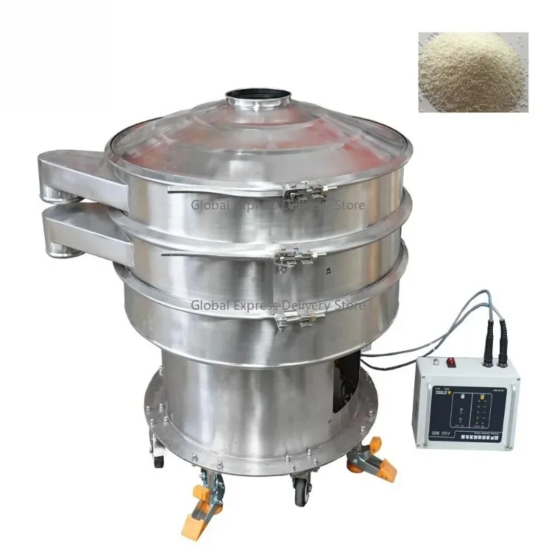 

China Suppliers Electric Vibrating Screen Sifter Machine – Rotary Vibro Sieve for Corn Flour Powder in Food Industry