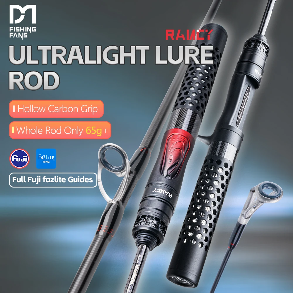 

Удилище FISHINGFANS RANCY 3.0 T1100 из карбона, ультралегкое, с кольцами FUJI FAZLITE GUIDE, тест на приманку 1-6 г, с полой карбоновой рукояткой