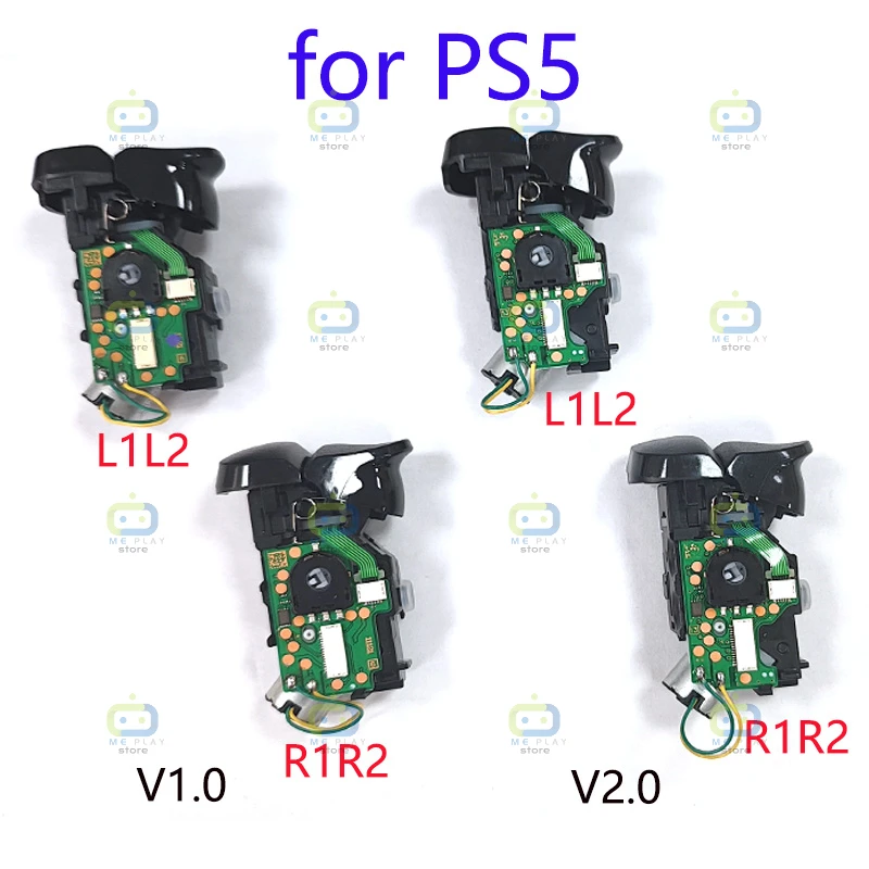 

1Set Replacement For PS5 Controller L1 L2 R1 R2 Controller Left Right Triggers Buttons with Vibration Motor Circuit Board