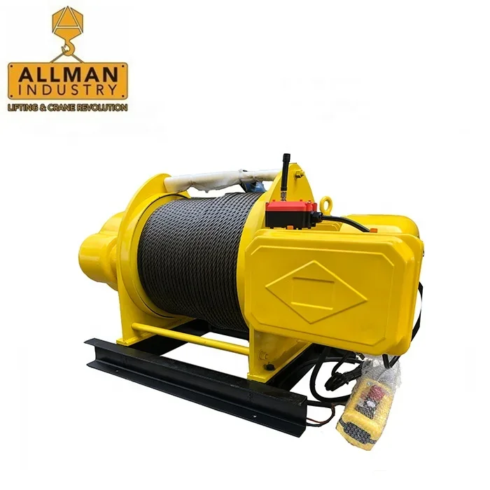 ALLMAN Cheap Price Long Cable KCD 1500/3000KG 220V Electric Winch