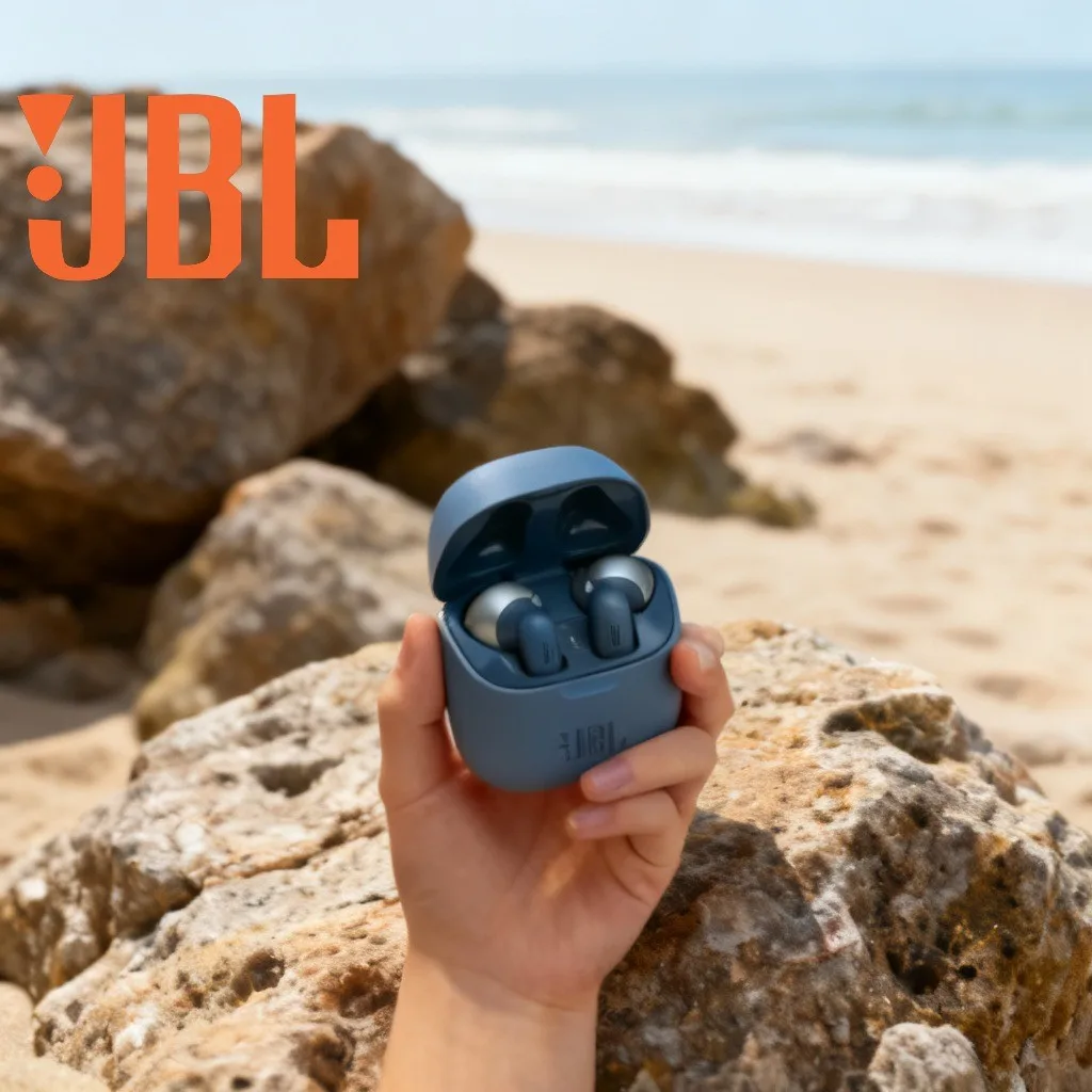 JBL TUNE225TWS True Wireless Bluetooth Earbuds, Transparent Design, Noise Cancelling Stereo Sound, Ideal Gaming Gift