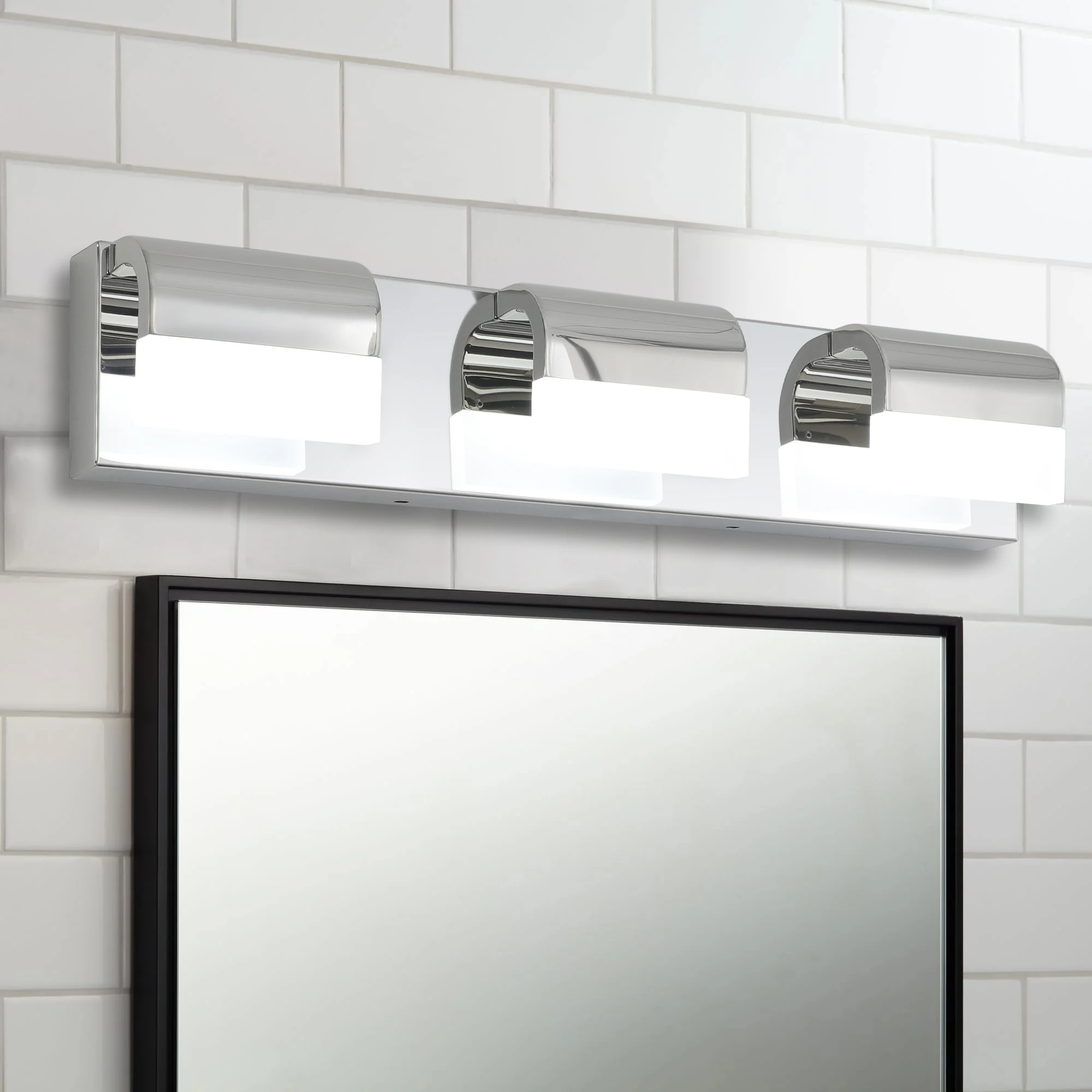 

Bathroom Vanity Lighting 3-Light LED Vanity Lights Over Mirror Bath Wall Lighting