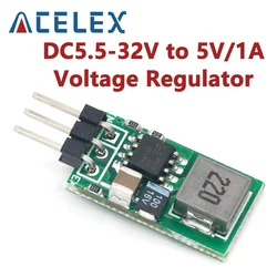 DC5.5-32V to 5V/1A Voltage Regulator Replace TO-220 LM7805 5V Positive Voltage Regulators Input 5.5-32v To 5v1a Buck Module