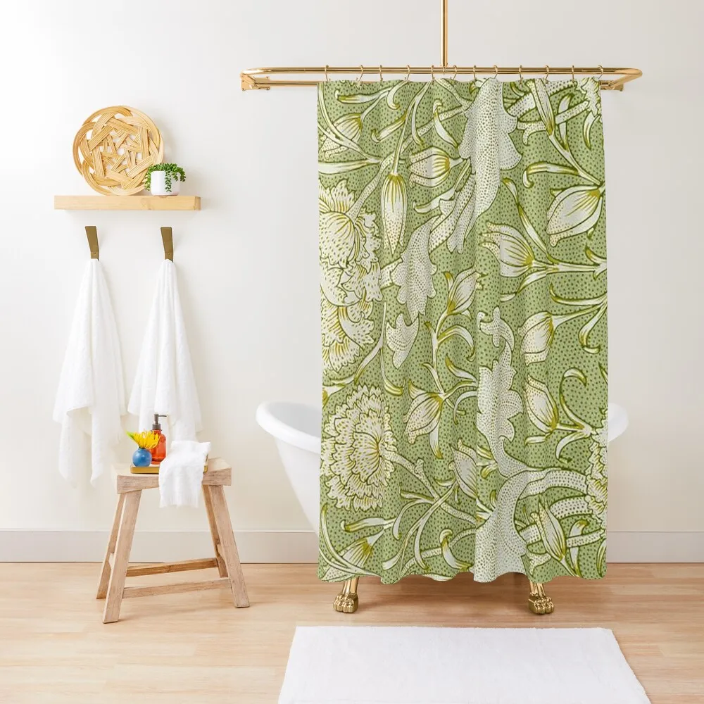 

Exhibition William Morris Wild Tulip Pattern Shower Curtain For Bathrooms With Beautiful Designs Shower For Bathroom Curtain