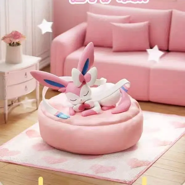 Disponibile - Originale Pokémon Eevee Blind Box - Sylveon, Leafeon, Jolteon, Umbreon, Glaceon - Action Figure Anime in PVC - Modellini Giocattolo - Natale