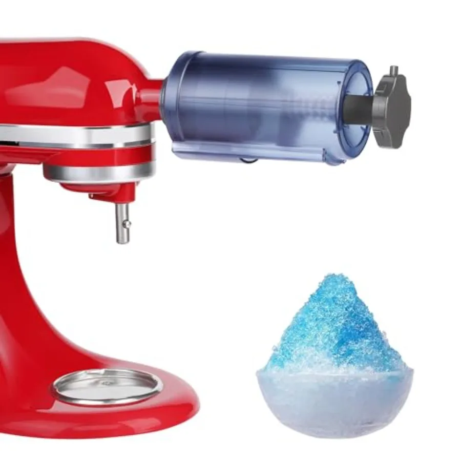 

Ice Shaver Attachment for Stand Mixer- Efficient Shaved Ice Maker High Production Shave Ice Machines Ice Cream Maker Essential