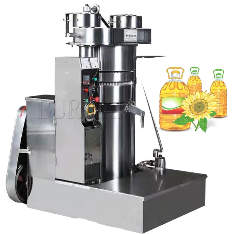 Large Commercial Oil Presses New Type Of Stainless Steel Hydraulic Oil Press For  Used To Extract Coconut Oil And Peanut Oil