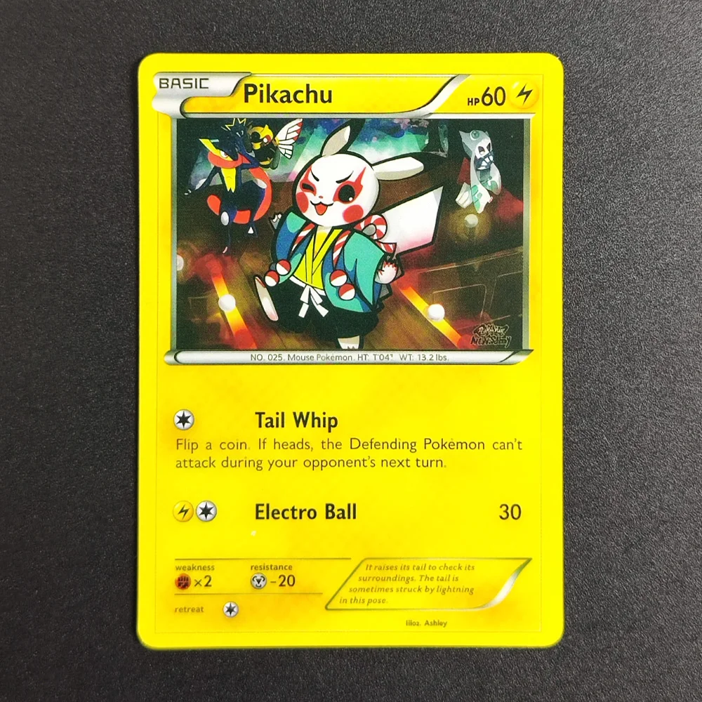 

Proxy Pocket MonSter P.M English PIKACHU Collectibles RARE Single Card Classic Game Anime Cards Toys