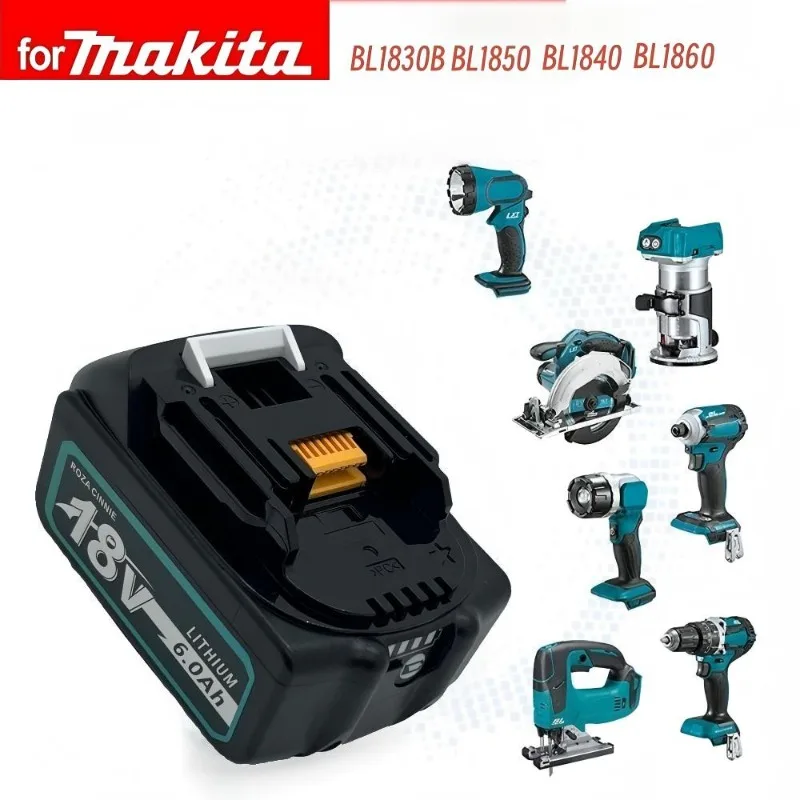 For Makita 18V LXT Compatible Replacement Battery for BL1830 BL1860 BHP451 and More Cordless Power Tools